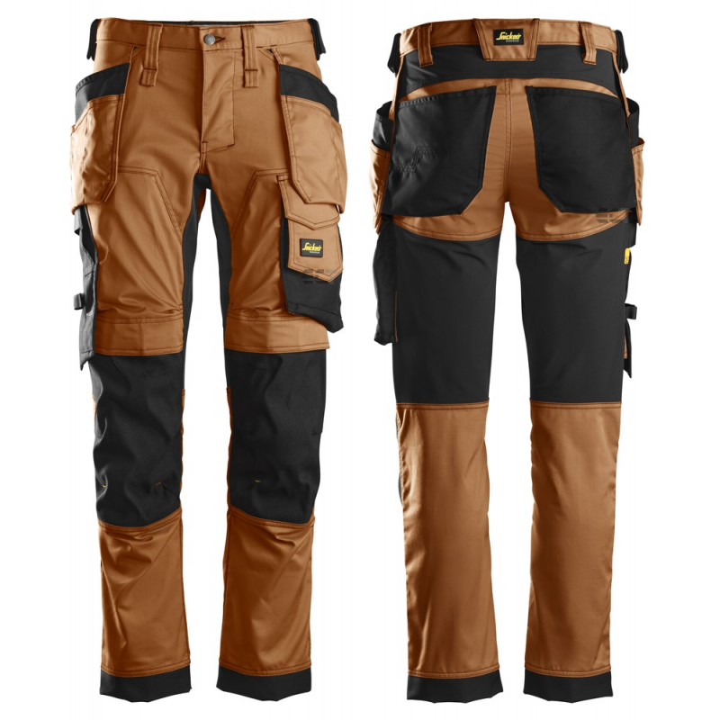 Spodnie 6241 stretch AllroundWork z workami kieszeniowymi kolor brown/black rozm. 58 62411204058 SNICKERS WORKWEAR Spodnie 6241 stretch AllroundWork z workami kieszeniowymi kolor brown/black rozm. 58 62411204058 SNICKERS WORKWEAR Bahcocentrum.pl