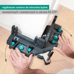 Przyrżnia skrzynka uciosowa 120 mm regulowana 85°-275° 6956000 WOLFCRAFT