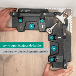 Przyrżnia skrzynka uciosowa 120 mm regulowana 85°-275° 6956000 WOLFCRAFT