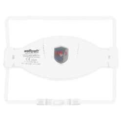 Maska ochronna składana FFP3 z zaworem 2 szt. 4949000 WOLFCRAFT