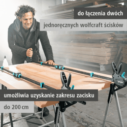 Adapter łączący do ścisków jednoręcznych 3039000 WOLFCRAFT