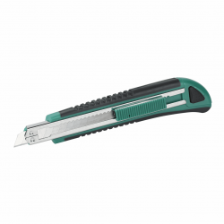 Nóż z odłamywanym ostrzem z tworzywa sztucznego 2K 9 mm 4139000 WOLFCRAFT