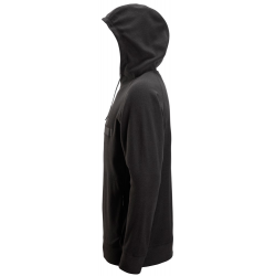 Bluza 8075 frotte Polartec® z kapturem AllroundWork kolor black rozm. XL 80750400007 SNICKERS WORKWEAR