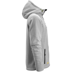 Bluza 8041 polarowa FlexiWork z kapturem kolor white/black rozm. M 80410904005 SNICKERS WORKWEAR