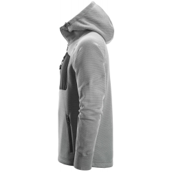 Bluza 8041 polarowa FlexiWork z kapturem kolor grey/black rozm. M 80411804005 SNICKERS WORKWEAR