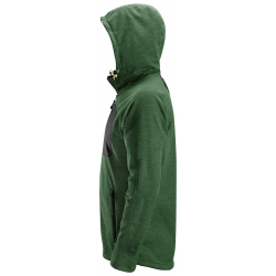 Bluza 8041 polarowa FlexiWork z kapturem kolor forest green/black rozm. XL 80413904007 SNICKERS WORKWEAR