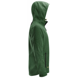 Bluza 8041 polarowa FlexiWork z kapturem kolor forest green/black rozm. XL 80413904007 SNICKERS WORKWEAR