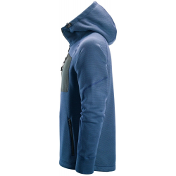 Bluza 8041 polarowa FlexiWork z kapturem kolor deep blue/black rozm. XXXL 80415304009 SNICKERS WORKWEAR