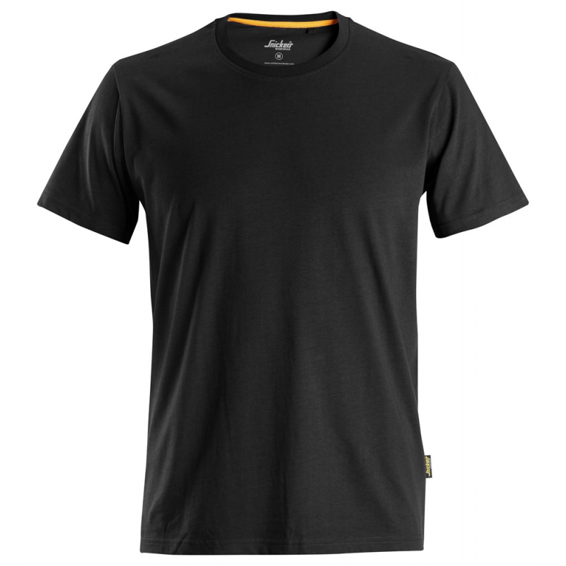 Koszulka T-shirt 2526 Organic Cotton AllroundWork kolor black rozm. XXXL 25260400009 SNICKERS WORKWEAR Bahcocentrum.pl