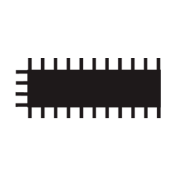 Pilnik płaski do metalu 100 mm ZGRUBNY ERGO™ 1-100-04-1-2 BAHCO