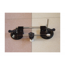 Przyssawka aluminiowa z mechanizmem śrubowym 2 x Ø 11.7 cm 30101 PIHER