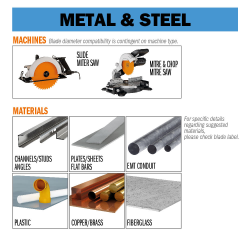 Tarcza pilarska do cięcia metalu Ø 305/30 mm 80 zębów 226.080.12M CMT