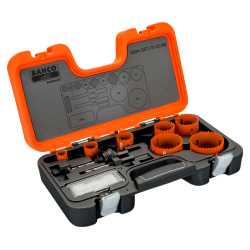 Zestaw otwornic bimetalowych 7 el. Sandflex 3834-SET-73-22/68 Bahco