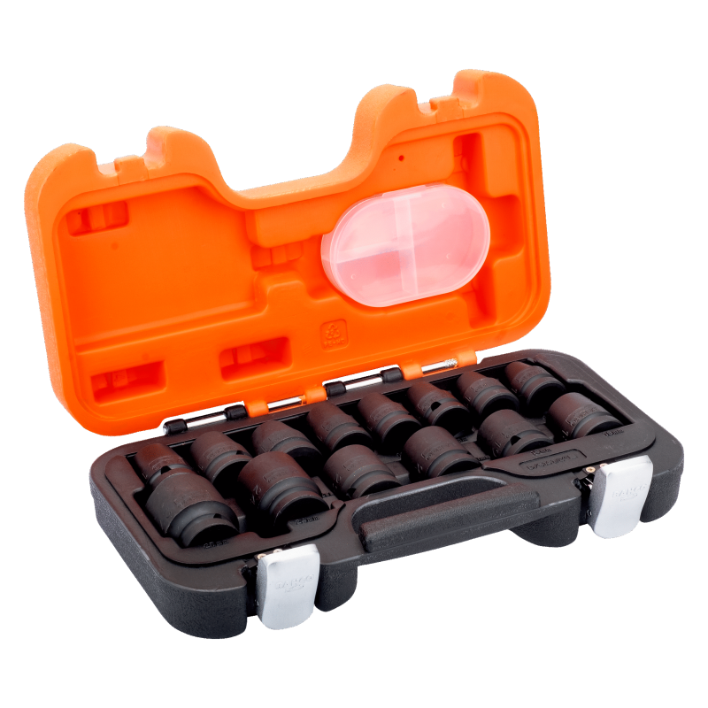 Zestaw 14 szt. nasadkek udarowych 1/2'' 10-27 mm D/S14 Bahco Zestaw 14 szt. nasadkek udarowych 1/2'' 10-27 mm D/S14 Bahco Bahcocentrum.pl