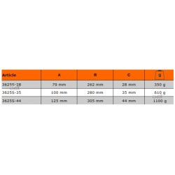 Młotek z nylonowymi końcówkami 1150g 3625S-44 BAHCO