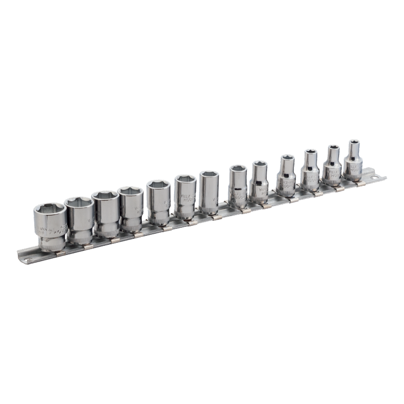 Zestaw 13 sztuk nasadek 1/4'' 6-kąt. na szynie 6713MH Bahco Zestaw 13 sztuk nasadek 1/4'' 6-kąt. na szynie 6713MH Bahco Bahcocentrum.pl