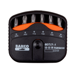 Zestaw bitów udarowych Torsion 7 el. 60T/7-1 BAHCO