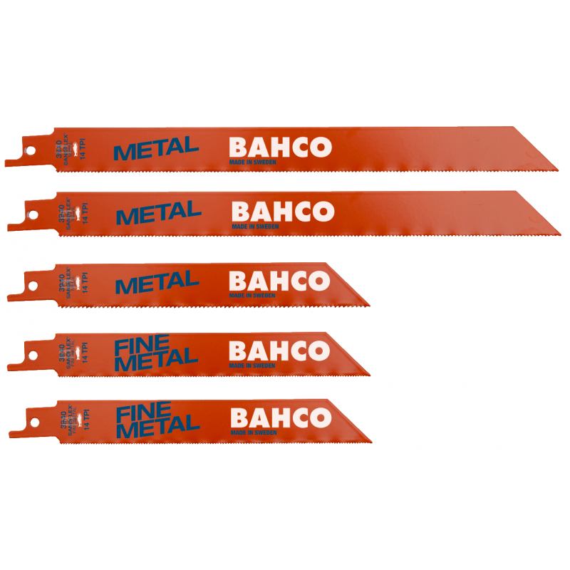 Zestaw brzeszczotów do metalu 5 szt. 3940-METAL-SET-5P BAHCO Zestaw brzeszczotów do metalu 5 szt. 3940-METAL-SET-5P BAHCO Bahcocentrum.pl