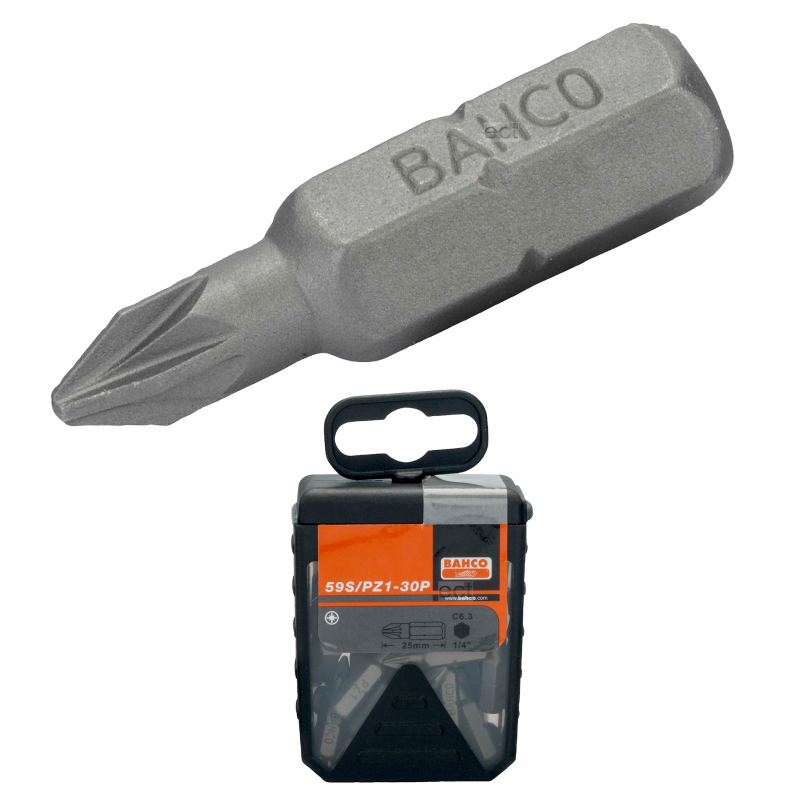 Bit Pozidriv PZ1 x 25 mm 59S/PZ1-IPB BAHCO Bit Pozidriv PZ1 x 25 mm 59S/PZ1-IPB BAHCO Bahcocentrum.pl