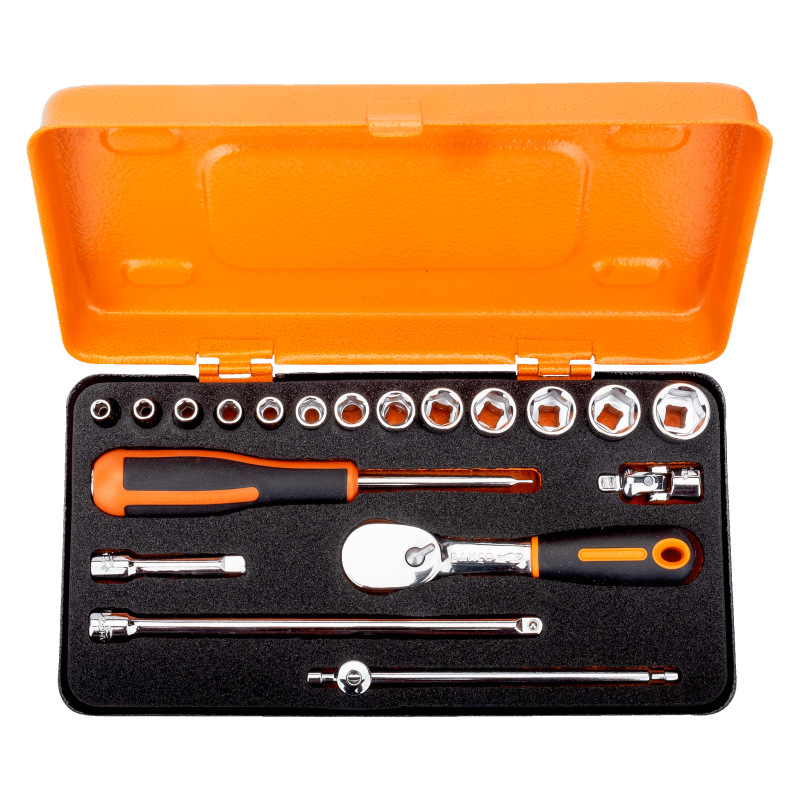 Zestaw narzędzi 1/4'' 19 el. w metalowej kasecie 6719MHR BAHCO Zestaw narzędzi 1/4'' 19 el. w metalowej kasecie 6719MHR BAHCO Bahcocentrum.pl