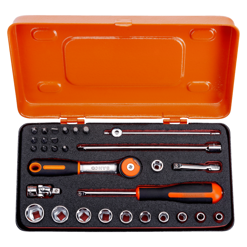 Zestaw narzędzi 1/4'' 29 el. w metalowej kasecie 6729MHR BAHCO Zestaw narzędzi 1/4'' 29 el. w metalowej kasecie 6729MHR BAHCO Bahcocentrum.pl