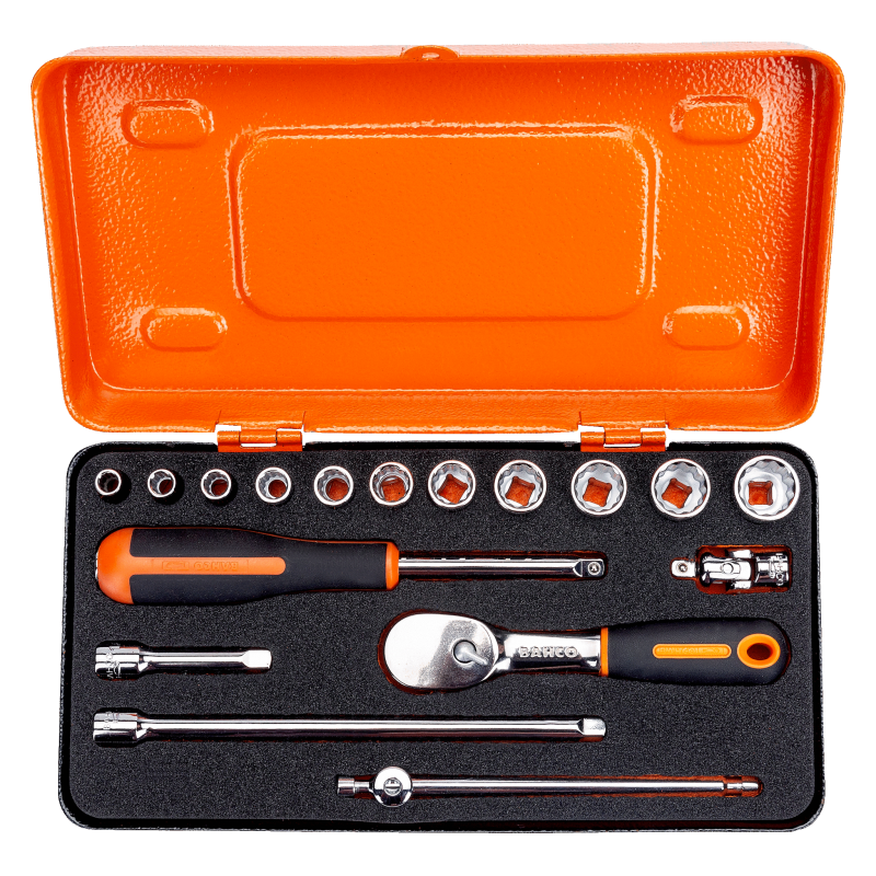Zestaw narzędzi 1/4'' 17 el. w metalowej kasecie 6717MBP BAHCO Zestaw narzędzi 1/4'' 17 el. w metalowej kasecie 6717MBP BAHCO Bahcocentrum.pl