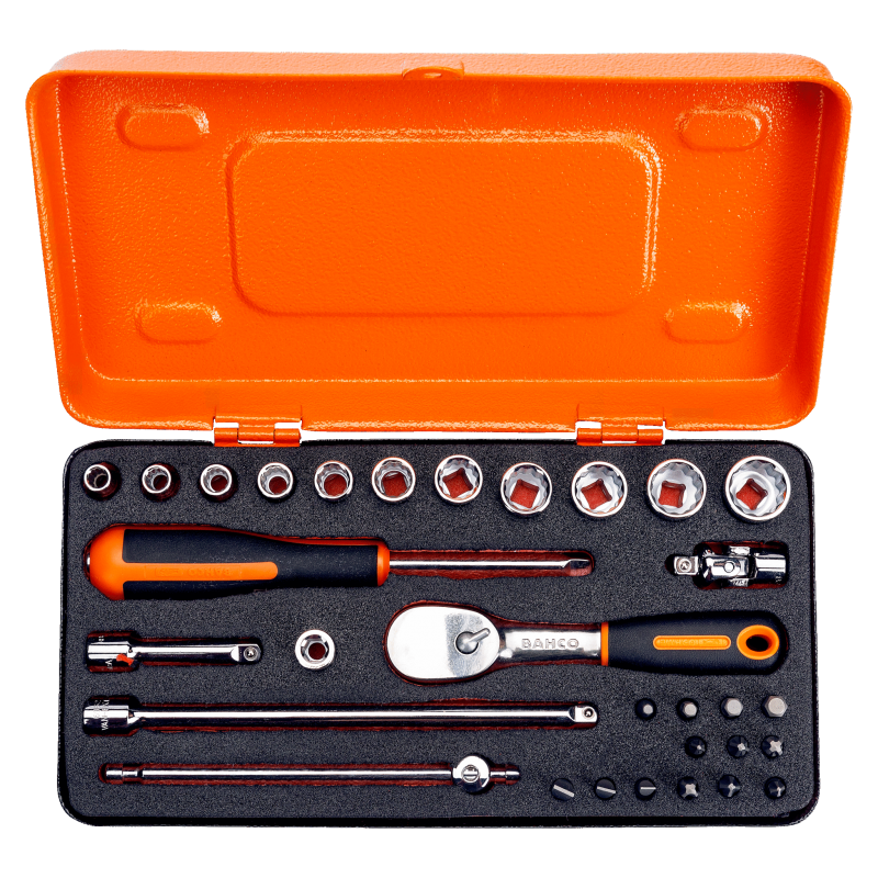 Zestaw narzędzi 1/4'' 31 el. w metalowej kasecie 6730MBP BAHCO Zestaw narzędzi 1/4'' 31 el. w metalowej kasecie 6730MBP BAHCO Bahcocentrum.pl