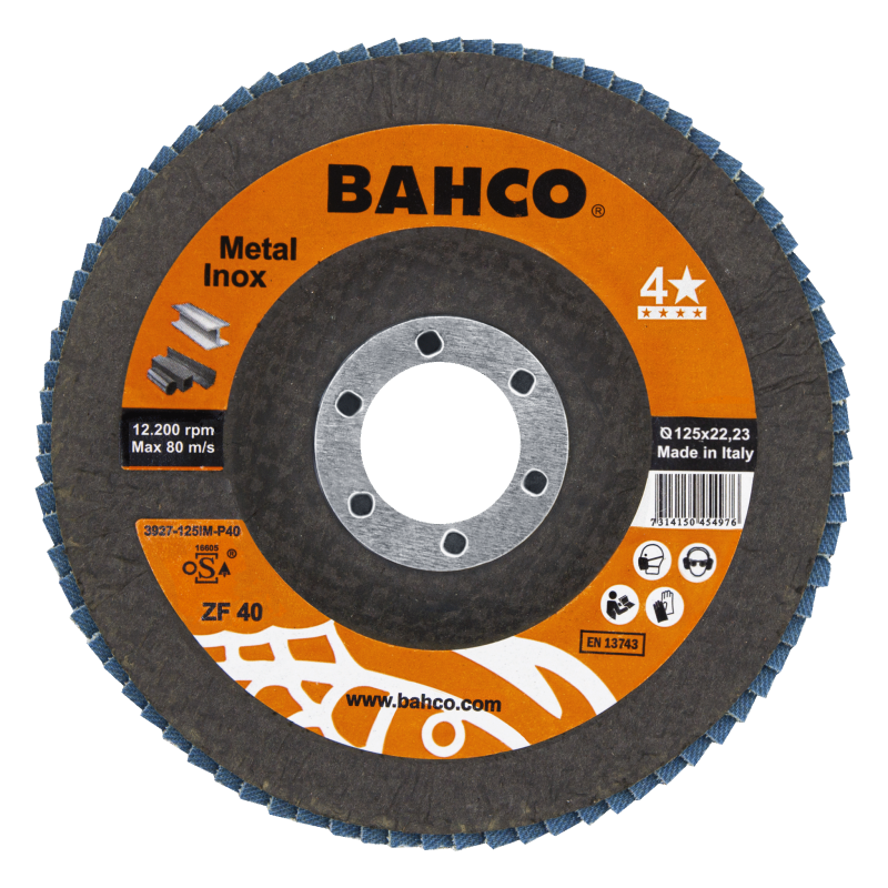Tarcza lamelkowa Ø 115 mm P120 3927-115IM-P120 BAHCO Tarcza lamelkowa Ø 115 mm P120 3927-115IM-P120 BAHCO Bahcocentrum.pl
