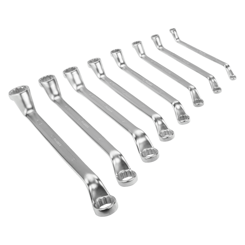 Zestaw 8 szt. kluczy oczkowych dwustronnych głęboko odsadzonych 6-22 mm 2M/S8 Bahco Zestaw 8 szt. kluczy oczkowych dwustronnych głęboko odsadzonych 6-22 mm 2M/S8 Bahco Bahcocentrum.pl