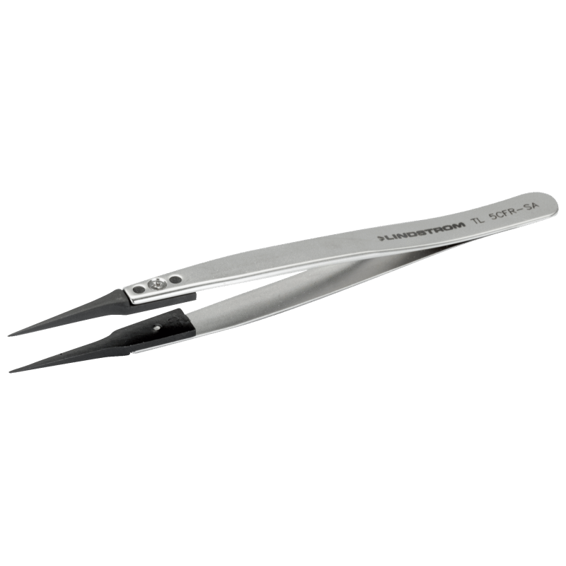 Pęseta precyzyjna ESD 130 mm TL 5CFR-SA Lindstrom Bahcocentrum.pl