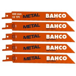 Brzeszczot bagnetowy 300 mm 18 TPI bimetal Sandflex 5 szt. 3940-300-18-ST-5P BAHCO