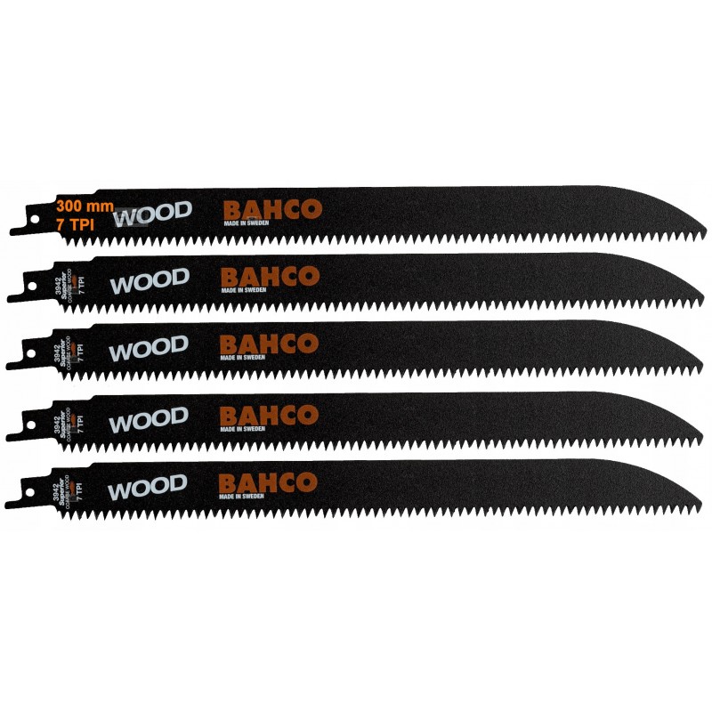 Brzeszczot do drewna 300 mm 7T (5 sztuk) 3942-300-7-HSL-5P Bahco Brzeszczot do drewna 300 mm 7T (5 sztuk) 3942-300-7-HSL-5P Bahco Bahcocentrum.pl