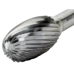 Frez pilnik obrotowy owalny węglikowy dokładny Ø 6x14 mm chwyt Ø 6 mm E0614M06 Bahco
