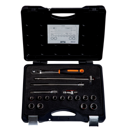 Zestaw nasadek i narzędzi 1/2” 18 el. 7818DS Bahco