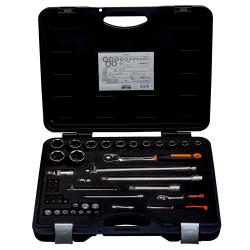 Zestaw nasadek i narzędzi 1/4 i 1/2” 47 el. 7847SS Bahco