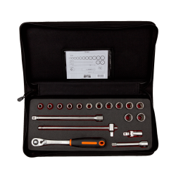 Zestaw nasadek i narzędzi 1/2” 18 el. 7818DST Bahco