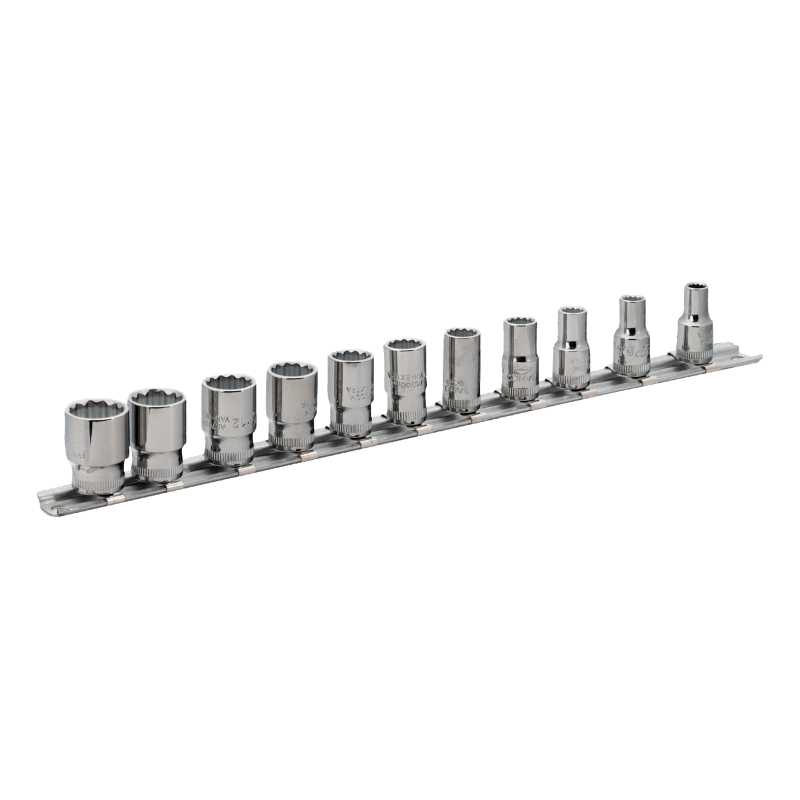 Zestaw 11 szt. nasadek 1/4'' 12-kąt. na szynie 6711MB Bahco Zestaw 11 szt. nasadek 1/4'' 12-kąt. na szynie 6711MB Bahco Bahcocentrum.pl