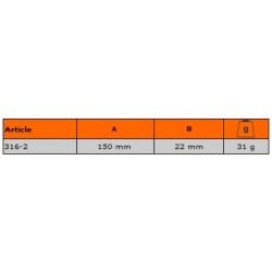Gratownik do obrabiania rur 316-2 BAHCO