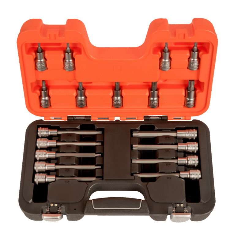 Zestaw nasadek 1/2” z końcówkami Torx 18 el. S18TORX Bahco Zestaw nasadek 1/2” z końcówkami Torx 18 el. S18TORX Bahco Bahcocentrum.pl