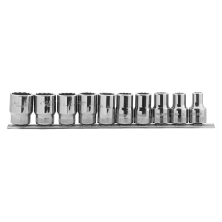 Zestaw 10 szt. nasadek 1/2'' 12-kąt. 7810MB Bahco