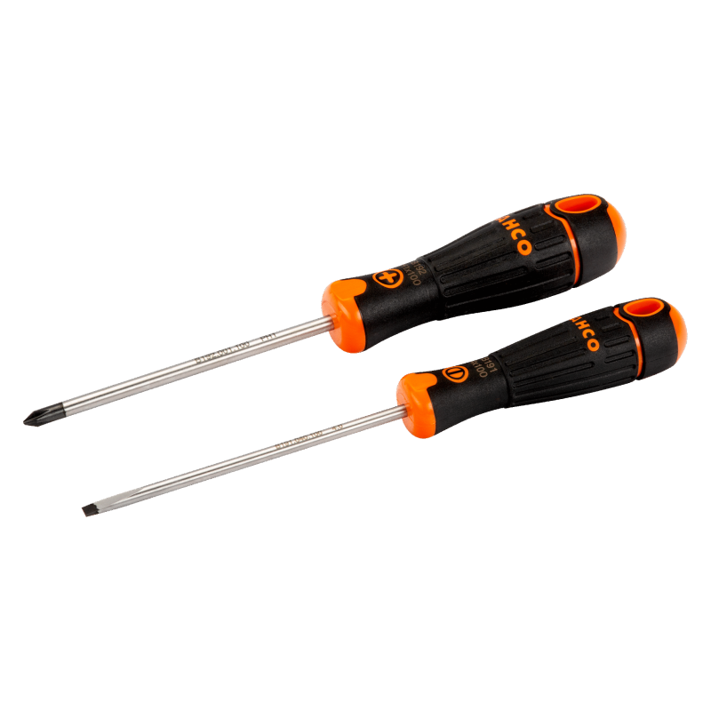 Zestaw 2 szt. wkrętaków płaski i Phillips PH B219.002 Bahco FIT Zestaw 2 szt. wkrętaków płaski i Phillips PH B219.002 Bahco FIT Bahcocentrum.pl