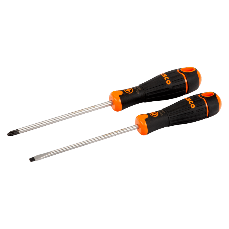 Zestaw 2 szt. wkrętaków płaski i Phillips PH B219.012 Bahco FIT Zestaw 2 szt. wkrętaków płaski i Phillips PH B219.012 Bahco FIT Bahcocentrum.pl