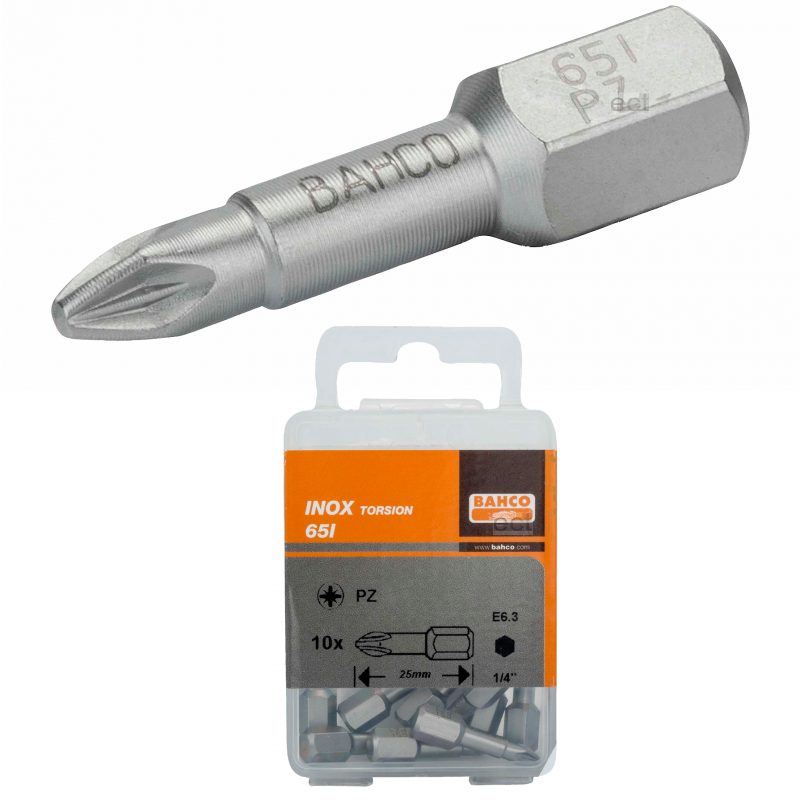 Bit nierdzewny Pozidriv PZ1x 25 mm 10 szt. 65I/PZ1 Bahco Bit nierdzewny Pozidriv PZ1x 25 mm 10 szt. 65I/PZ1 Bahco Bahcocentrum.pl