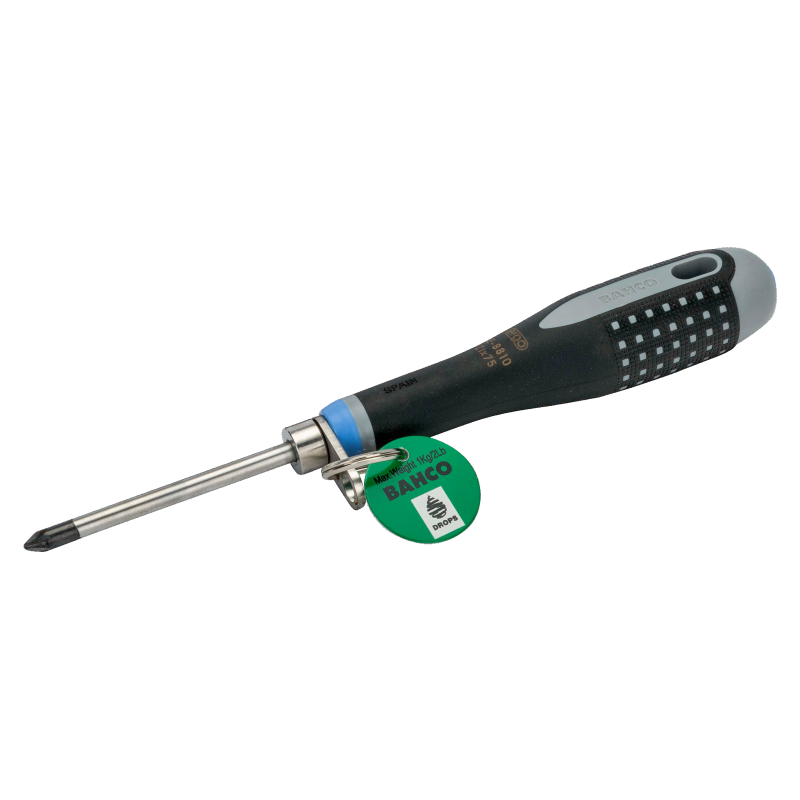 Wkrętak Pozidriv PZ2 x 100 mm z zabezpieczeniem ERGO™ TAHBE-8820 Bahco Wkrętak Pozidriv PZ2 x 100 mm z zabezpieczeniem ERGO™ TAHBE-8820 Bahco Bahcocentrum.pl