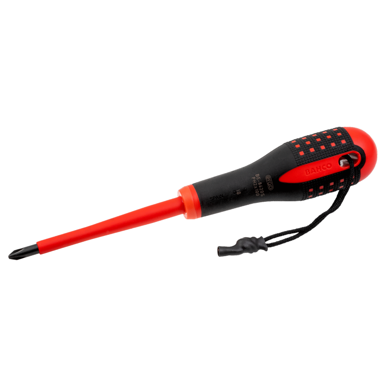 Wkrętak izolowany VDE Phillips PH4 x 190 mm z zabezpieczeniem ERGO™ TAHBE-8640S Bahco Wkrętak izolowany VDE Phillips PH4 x 190 mm z zabezpieczeniem ERGO™ TAHBE-8640S Bahco Bahcocentrum.pl