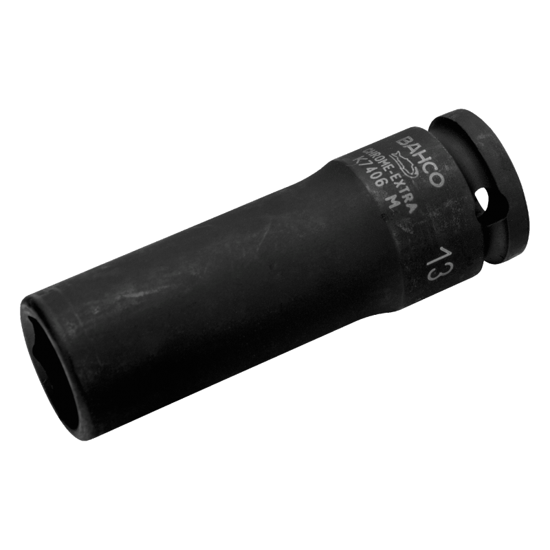 Nasadka udarowa długa 3/8'' 10 mm K7406M-10 BAHCO Nasadka udarowa długa 3/8'' 10 mm K7406M-10 BAHCO Bahcocentrum.pl