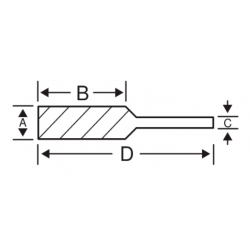Frez pilnik obrotowy łukowy węglikowy dokładny Ø 16 x 25 mm chwyt Ø 6 mm F1625M06X Bahco