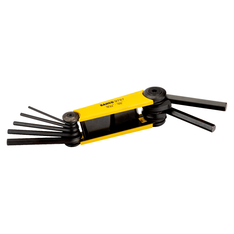 Zestaw 7 szt. kluczy imbusowych calowych 3/32'' - 3/8'' BE-9787 BAHCO Zestaw 7 szt. kluczy imbusowych calowych 3/32'' - 3/8'' BE-9787 BAHCO Bahcocentrum.pl
