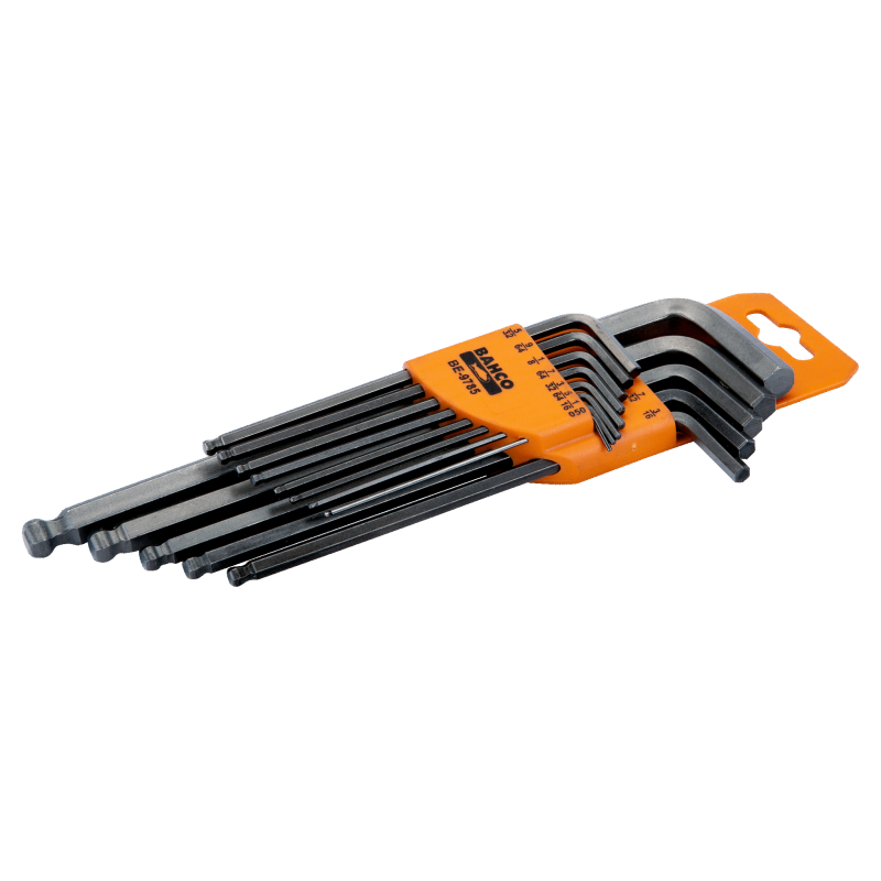 Zestaw 13 szt. kluczy imbusowych z kulką calowych 0.05 - 3/8'' BE-9775 BAHCO Zestaw 13 szt. kluczy imbusowych z kulką calowych 0.05 - 3/8'' BE-9775 BAHCO Bahcocentrum.pl