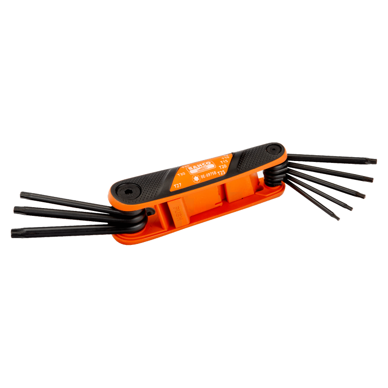 Zestaw 8 szt. kluczy imbusowych TORX T9-T40 BE-8975B BAHCO Zestaw 8 szt. kluczy imbusowych TORX T9-T40 BE-8975B BAHCO Bahcocentrum.pl